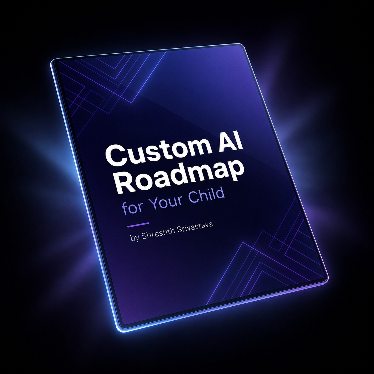 Custom AI roadmap mockup